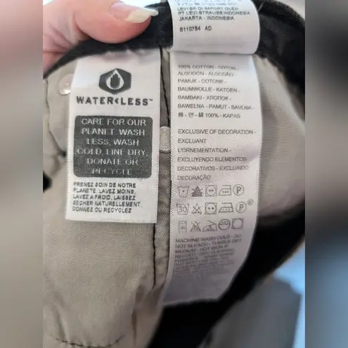 Levi's  501 Distressed High Waisted Jean Shorts W30 Black Wash