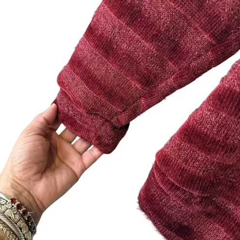 GeeGee Women's Red Sparkle Dolman Sleeve Plus Size Holiday Top Sweater Size 3XL