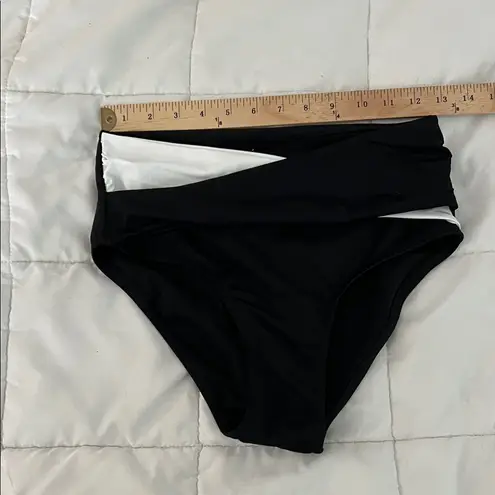 Swimsuit For All NWT Swimsuits For All Black and White Women's Swim Bottom Size 8