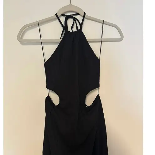 NWT RUMER Willow Cut Out Maxi Dress In Black Size Small thumbnail 5