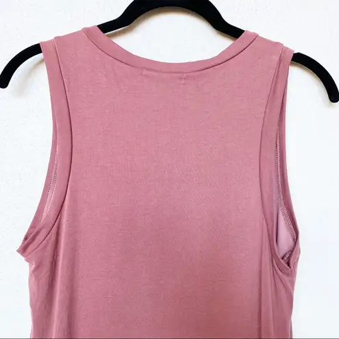 Mikey & Joey Crewneck Sleeveless Dress Mauve Size Large