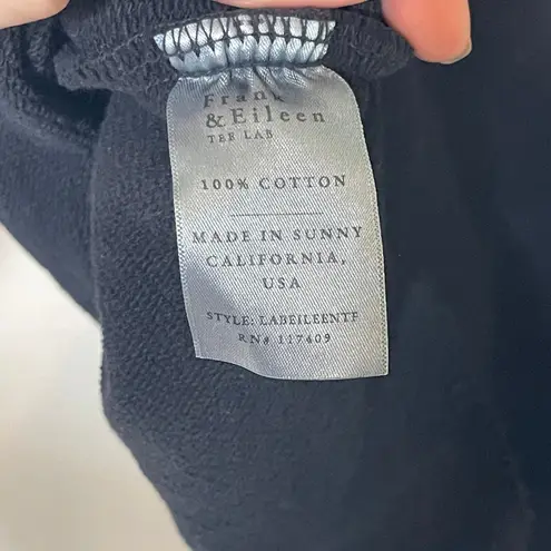 Frank & Eileen EILEEN RELAXED BUTTON UP TRIPLE FLEECE SWEATSHIRT SZ M