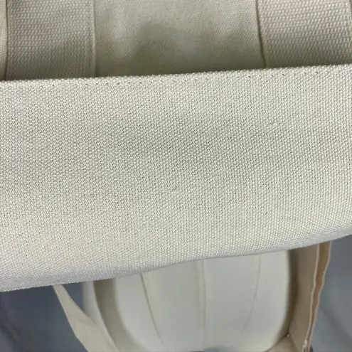 SAVVI Canvas Tote Bag Crossbody Purse Handbag Cream Small Travel Casual