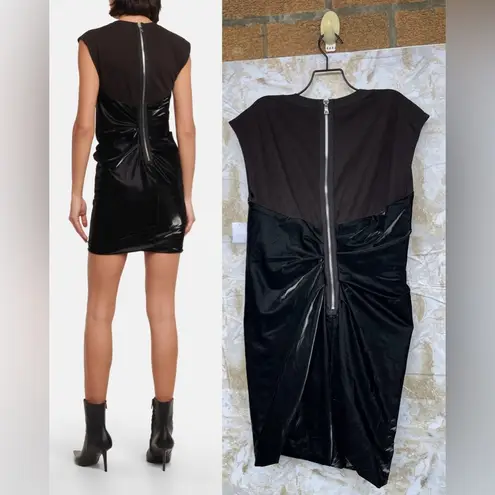 RTA Isabella vinyl minidress size Large Black