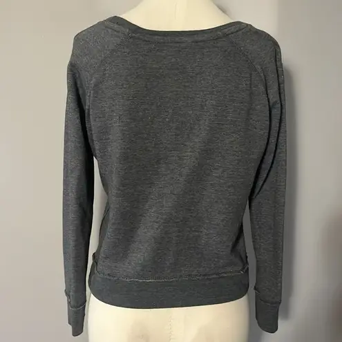 Karma The Balance Of Life Medium Crewneck Gray Sweatshirt