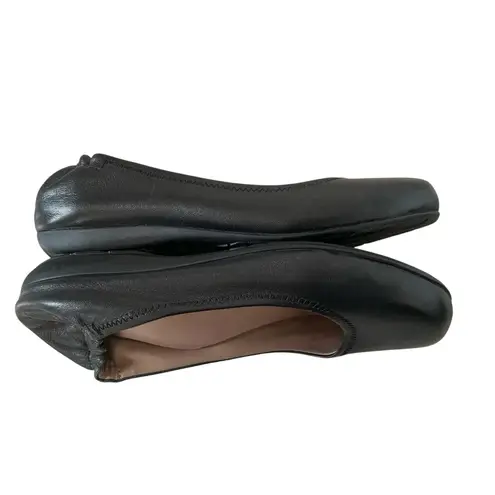 Abeo Tammy metatarsal flat shoes black leather slip on ballet flats size 6.5