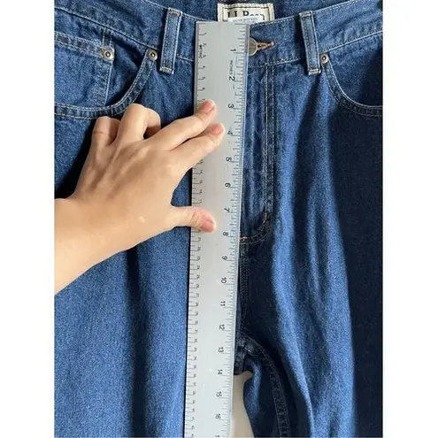 B4 90s VTG L.L. Bean Original Fit Jeans Dark Wash Denim Classic Relaxed Size 12 Blue