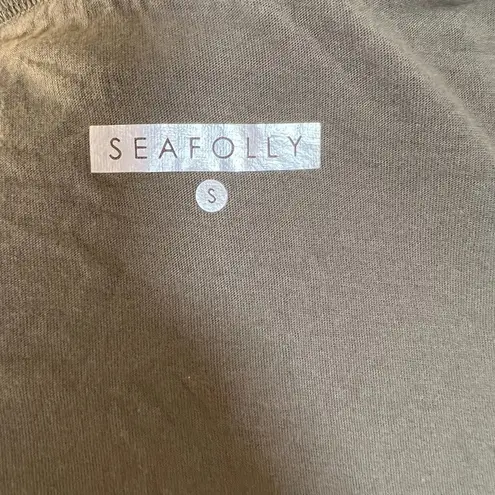 Seafolly Australia Green Tie Sides Sleeveless Blouse Size Small