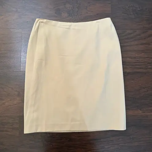 Ralph Lauren  black label tan pencil skirt size 8