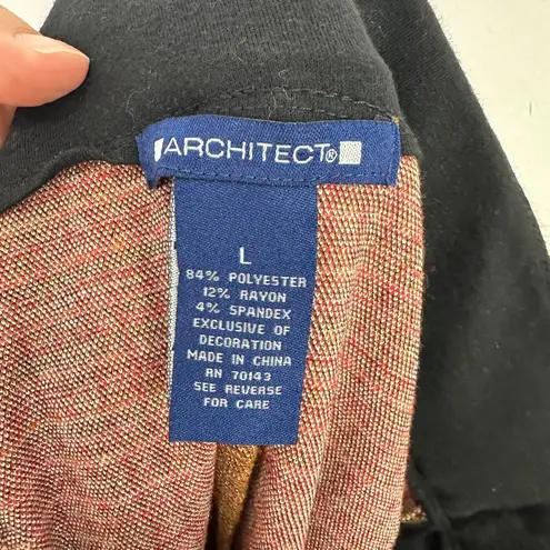 Architect Pencil Skirt L Plaid Check Vtg 90s Academia Preppy Cottagecore Retro Brown Size L