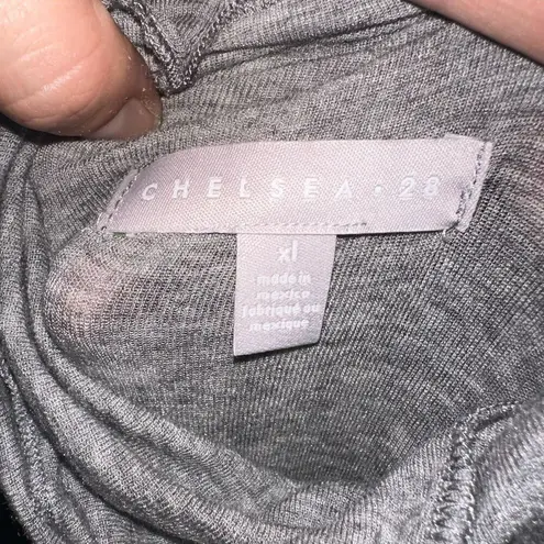 Chelsea28 Nordstrom gray lightweight XL turtleneck
