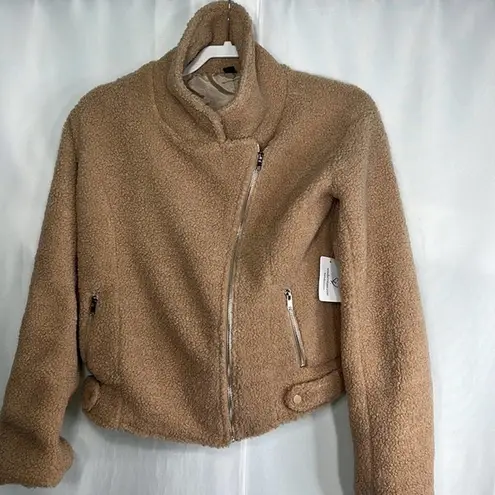 Windsor Teddy Crop Bomber Women Jacket Teddy Jacket Medium