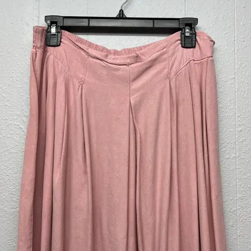 Fitting Image Vintage Pull On Midi Skirt Womens 16 Classic Retro Barbiecore Pink