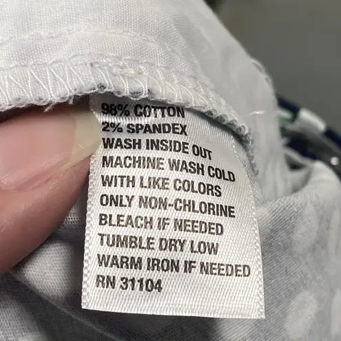 Women's Crown and Ivy Shorts Elephant Print Navy Green Polka Dot Size 2