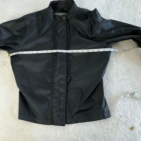 Joe Rocket Motorcycle Windbreaker Jacket Womens Sz S Black Full Zip Outdoor Moto