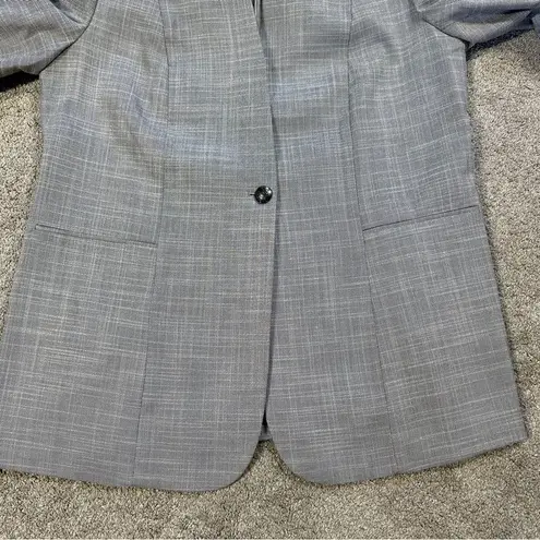 T Tahari NWT Women’s Adara Single-Button Jacket Blazer Office in Black White 12