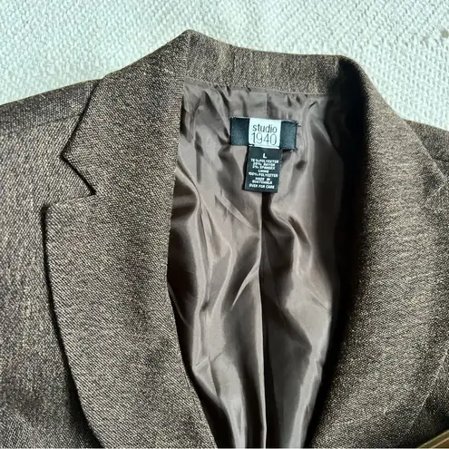 Studio 1940 90s Vintage Brown Hobbitcore Blazer