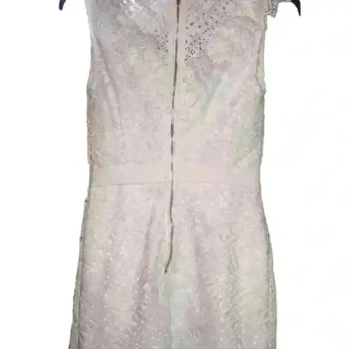 Endless Rose White Lace Lined Dress Poly-Cotton Beautiful Details NWOT