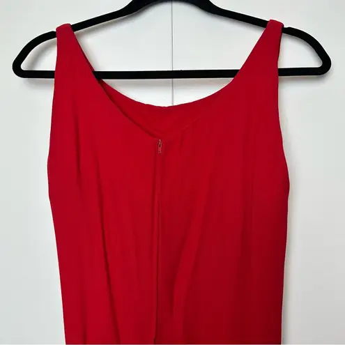 Giorgio Armani Le Collezioni Sleevess Red Dress Vintage