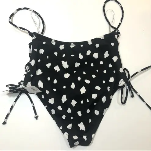 Sundazed Lace up cow print High Waist Swim Bottom Size undefined