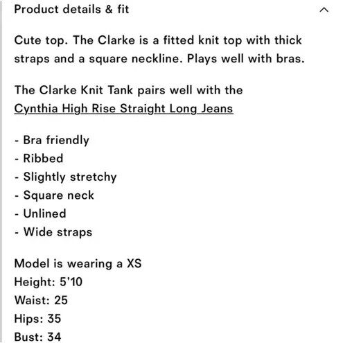 Reformation tank in sand NEW