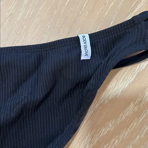 Body Glove Women's Ibiza Flirty Surf Rider Bikini Bottom, Black, size Large, NWT