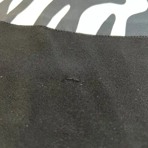 Joseph Ribkoff Round Neck Stripe Tropical Zebra Print Dress Size 10 Colorful