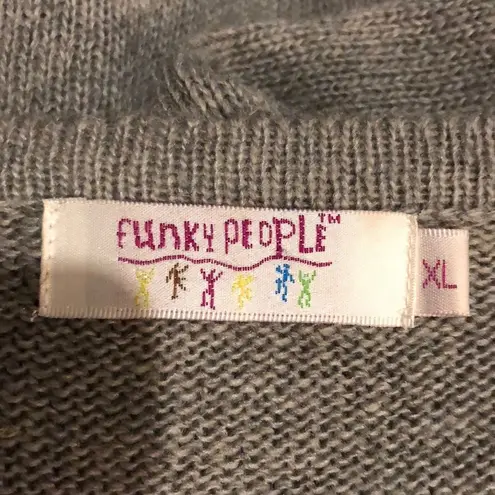 Funky People Metallic Cats Knit Dress Jrs XL Womens 8 Size undefined