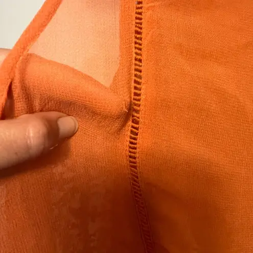 Sundance Yasmina Terracotta Orange Maxi Dress size S