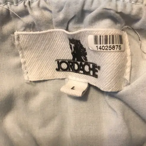 Jordache Strapless Denim Mini Dress Corset Bustier Button Front Sweetheart sz L