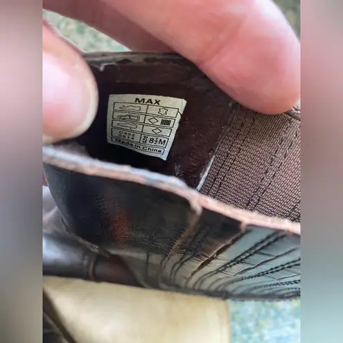 Rocket Dog Vintage 90s Y2K Max weathered brown ankle chunky boots, size 8.5M