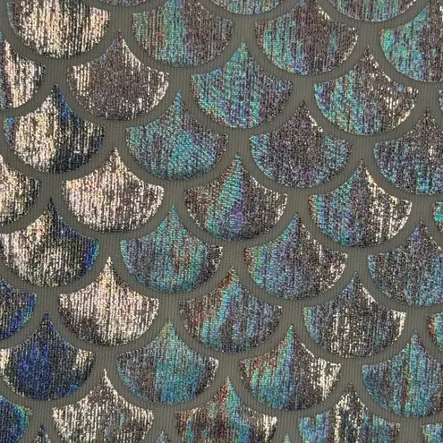 Made for Mermaids Leggings Silver Women Medium Mermaid Scale Festival Shiny Size undefined