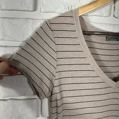 prAna Foundation Striped V Neck Dress Size XS