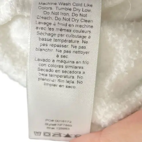 Beyond Yoga Trek Half Zip Pullover Women’s Size M White Soft Fleece Lounge