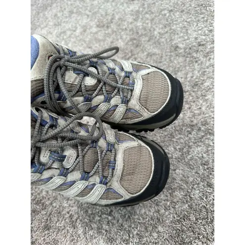 Merrell Women’s 8 Moab 3 Vent Hiking Shoes Aluminum Marlin Tan Brown Gorpcore