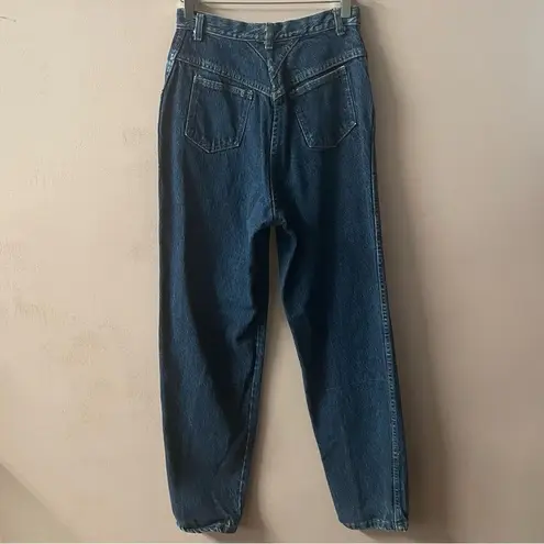 Vintage 100% Cotton Dark Wash Blue Western