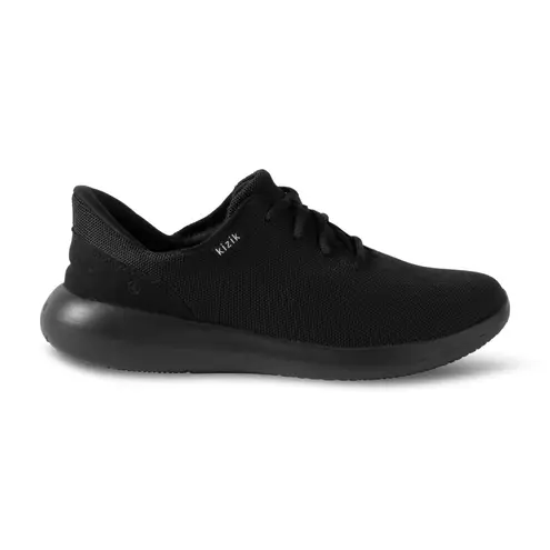 Kizik Unisex Blackout Madrid Eco Knit Sneakers Women’s 9 Wide Men’s 7.5 Wide Black