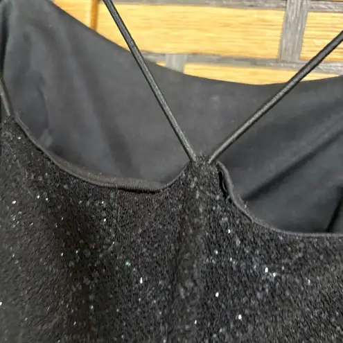 Byer Too! Black Sparkle Tank Top Size 5
