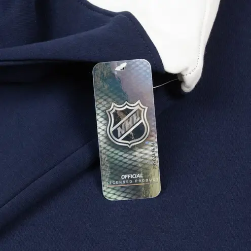 NHL Minnesota State of Hockey Women's Long Sleeve Crewneck Sweatshirt, Small Blue