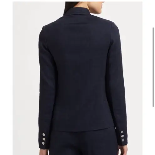 Vince  Linen Blend Navy Tailored‎ Blazer Size 8