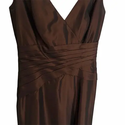Belsoie Custom Gown Chocolate Brown Mother of the Bride Size 8