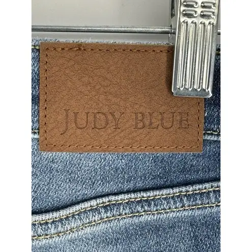 Judy Blue Slim Fit Tapered Jeans Medium Wash Size 29 Distressed