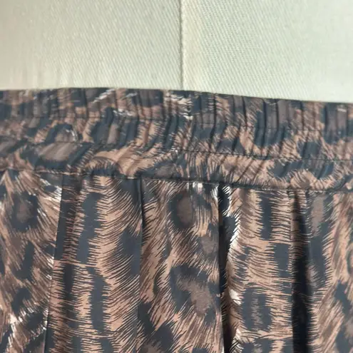 Moda Spiegel Leopard Print Maxi Skirt (999) Brown