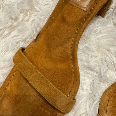 Modern Citizen Brown Ankle Strap Heels size 10