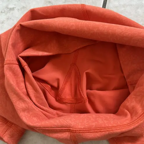 Lululemon  Wunder Train High Rise‎ Short Crush Warm Coral