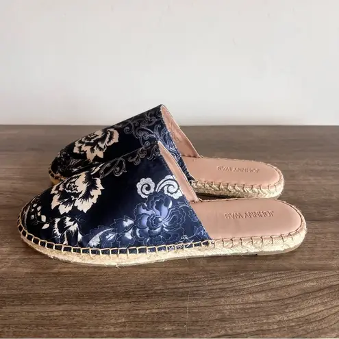 Johnny Was Olivia Women's Slip On Mule Espadrille Shoe Size 10 #B12107A