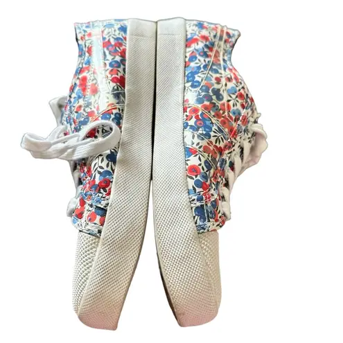 ANTHRO GOLA LIBERTY COASTER FLORAL ROUND TOE SNEAKERS 7 Blue