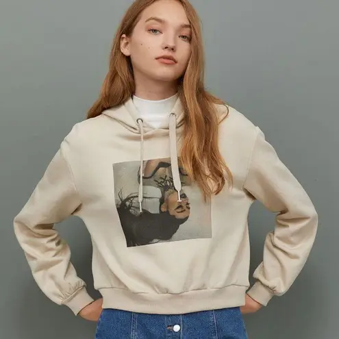 H M Ariana Grande Hoodie Tan Size M 15 50 Off Retail From vanessa