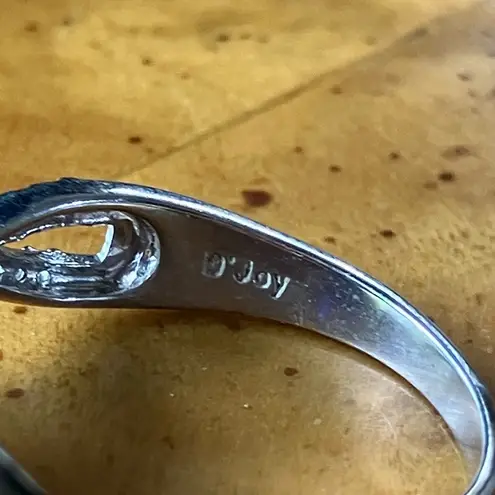 Genuine Cobalt Blue Spinel Sterling Silver Trilogy Ring