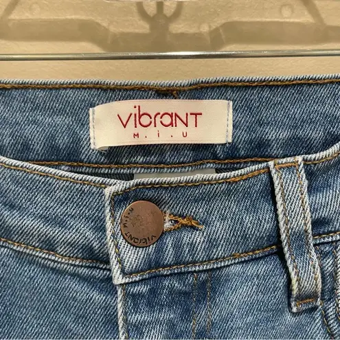 Vibrant M.I.U High Rise Distressed Boyfriend Jeans Size 5